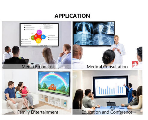 Multi wechselwirkender Flachbildschirm Smarts Touch Screen H11S 86 Zoll Soem 4K Digital Whiteboard