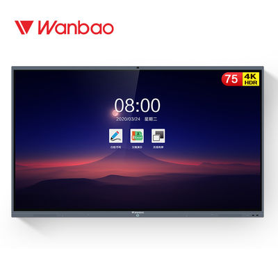 intelligentes Brett-wechselwirkender Flachbildschirm 55inch 65inch 75inch 86inch für Konferenz