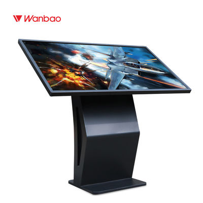 Alle auf einem ursprünglichen harten Schirm des Boden-stehenden Touch Screen Kiosk-43 Zoll-HD