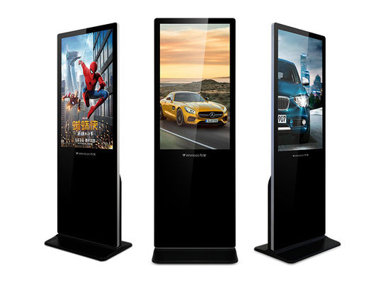 Werbungs-Kiosk digitaler Beschilderung Wifi ultra dünner Innen-LCD mit ausgeglichenem Glas