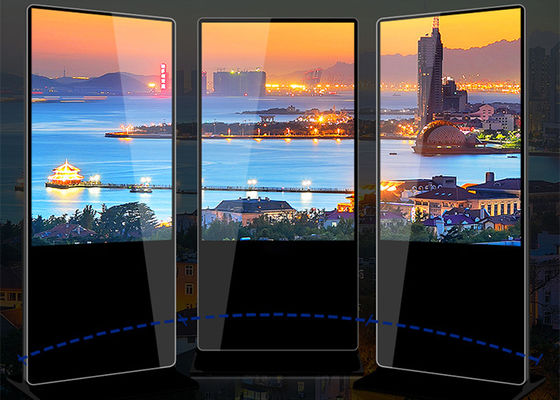 Werbung der 55-Zoll-digitalen Beschilderung mit Touch Screen lcd-Anzeige für androides System k der Wahl im Freien
