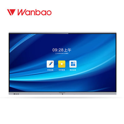 Schulsekretariat intelligentes wechselwirkendes Whiteboard 75&quot; Noten-Digital Fernsehen LED 4K IR
