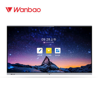 Schulsekretariat intelligentes wechselwirkendes Whiteboard 75&quot; Noten-Digital Fernsehen LED 4K IR