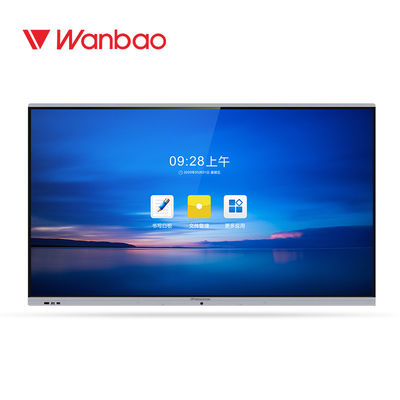 Schulsekretariat intelligentes wechselwirkendes Whiteboard 75&quot; Noten-Digital Fernsehen LED 4K IR