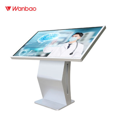 55 Zoll-wechselwirkender Touch Screen Kiosk-Boden-stehender Werbungs-Kiosk
