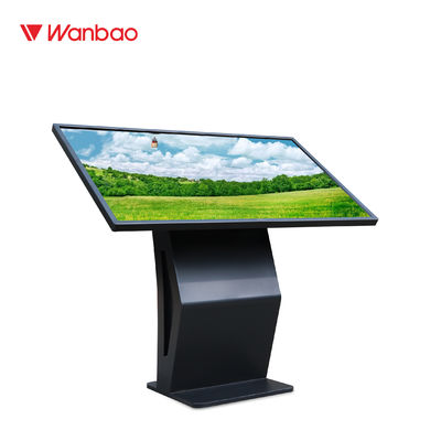 Innenmultimedia-horizontale Touch Screen Fragen-Maschinen-Kiosk PC Boden-Stellung