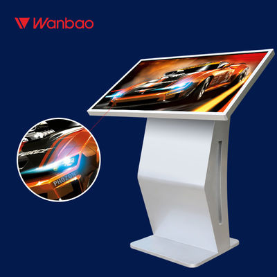 55 Zoll-wechselwirkender Touch Screen Kiosk-Boden-stehender Werbungs-Kiosk