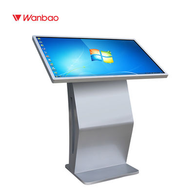 Bereitstehende wechselwirkende Touch Screen Kiosk-Informationen für Bank-Einkaufszentrum