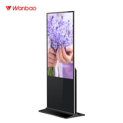 Intelligenter wechselwirkender Noten-Bildschirmanzeige-Kiosk 65" mit dünner Körper-Innenalleinstehendem