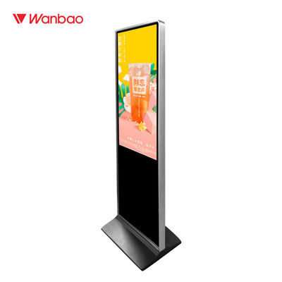 Großer Boden, der Lcd-Werbungs-Spieler-wechselwirkenden Kiosk-Touch Screen steht