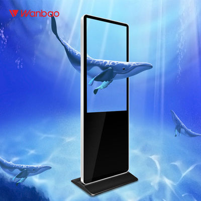 55 Zoll-Noten-freier stehender Touch Screen Kiosk für Einkaufszentrum
