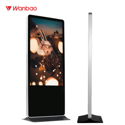 Geführter lcd-Werbungs-Bildschirm der Totem-Boden-Stand-digitalen Beschilderung Innen