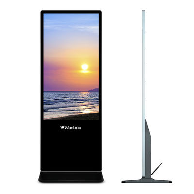 Boden, der 50 Zoll LCD-Werbungs-Display Software Steuerung steht