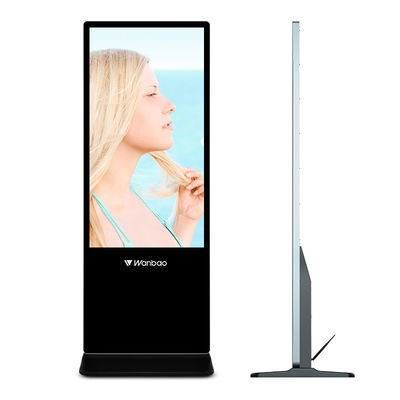 65 Zoll Innen-Werbungs-Spieler-mehrfache Sprache LCD-digitaler Beschilderung