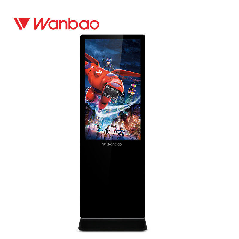 Stand-alleinboden, der LCD-Werbungs-Spieler 43&quot; 55&quot; 65 Zoll-Einkaufszentrum steht