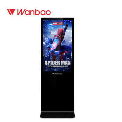 Der Handelsboden, der LCD-Werbungs-Spieler 1080P 10 steht, zeigt IR-Touch Screen